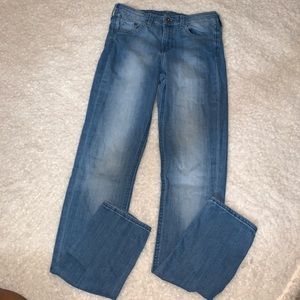 High waist blue jean
